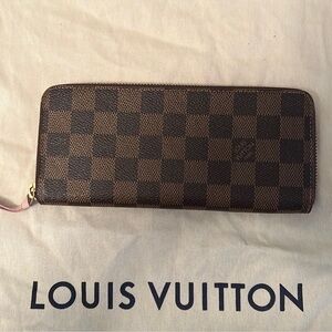 Louis Vuitton Damier Ebene Clémence Wallet